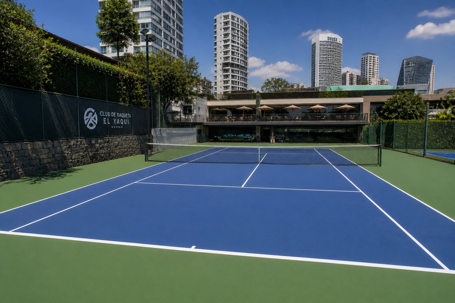 Cancha de tenis CDMX que puede convertirse a multicancha tenis y pickleball por PLAYKO